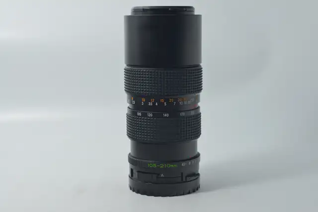 Mamiya Sekor 105-210 f/4.5 Zoom lens for Nikon ID 406
