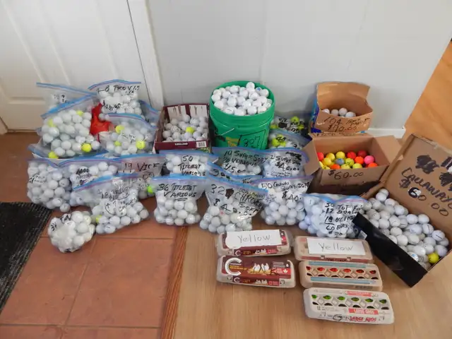 VERY NICE RECYCLED GOLFBALLS ?ALL BRANDS