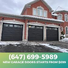 Garage Door Installation Starts From $699 | (647) 699-5989