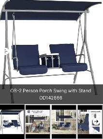 OB- 2 Person Porch Swing with Stand OD142666