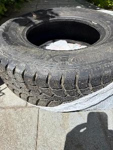 Studded tires and on brand new spare