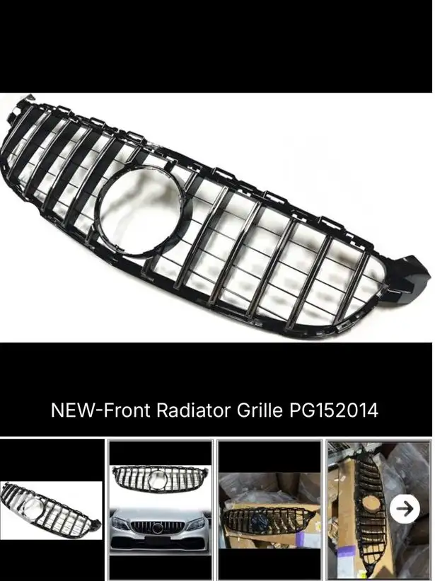 NEW- Front Radiator Grille PG152014