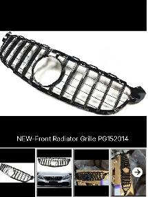 NEW- Front Radiator Grille PG152014