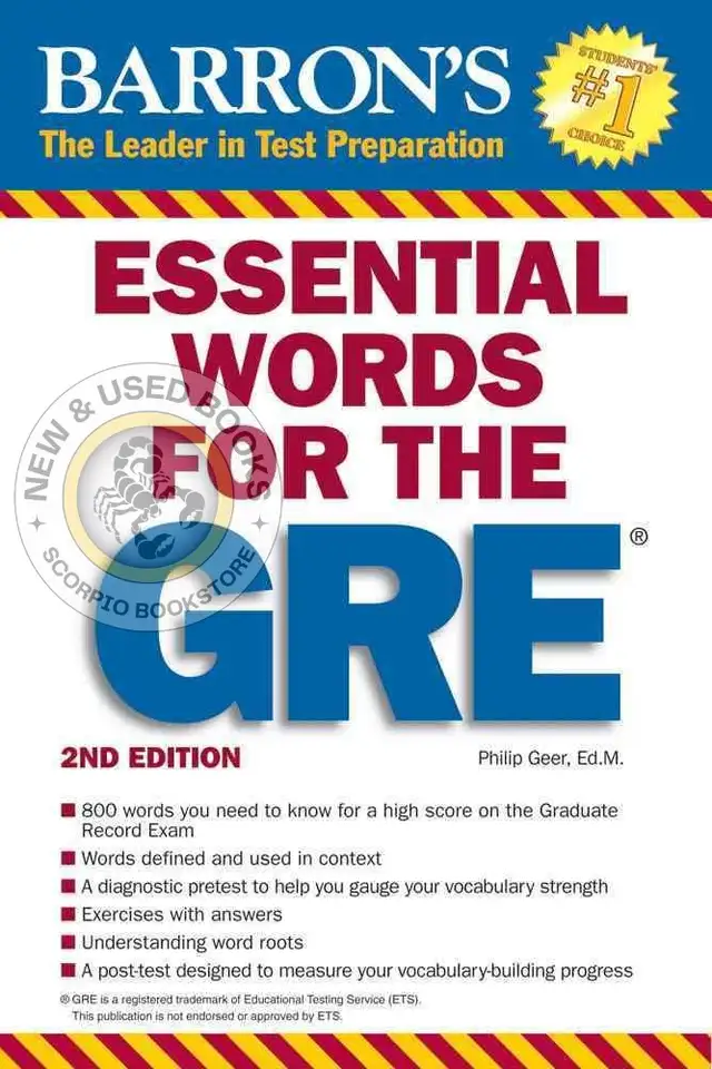 Barron's Essential Words for the GRE 2nd Edition 9780764144783