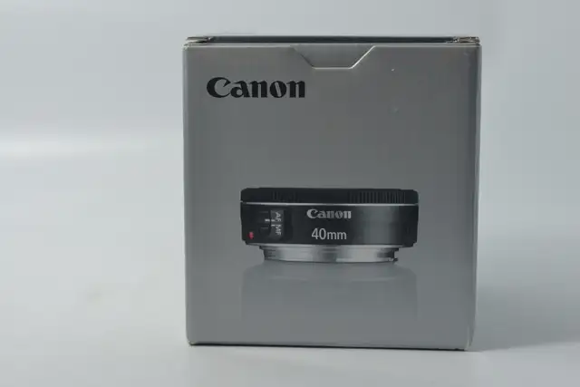 Canon EF 40mm f2.8 STM   filter   hood   box ID 1037(ED)
