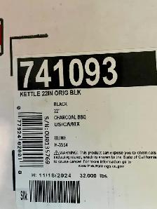 NEW BBQ WEBER ORIGINAL KETTLE CHARCOAL GRILL 22 - Photo 3
