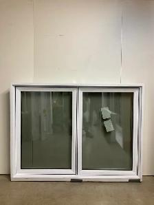 10882BP Fenêtre Battant PVC Blanc 2 sect 2 ouvr 55 3/4 x 50