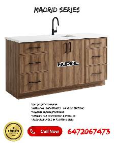 Bathroom Vanity, Kitchen Cabinet, Countertop, Faucet