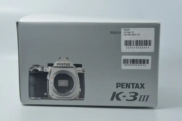 Pentax H3 III Silver Camera Body ID C-1110 SD