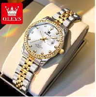 Pick up yes New Women Quartz Date Water Resistant Stainless Stee