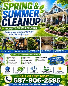 SPRING CLEANUP— YARD CLEANUP, LAWN CARE & JUNK REMOVAL