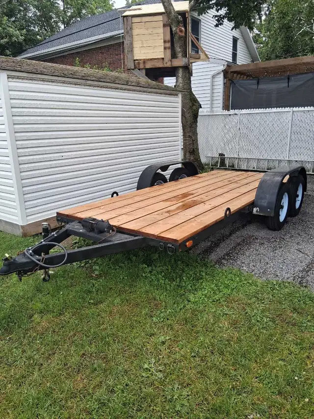 traileur plateforme voiture/côté a côte