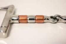 Snaffle bits for horse D ring in copper &steel 5.5' Brand New - Photo 5