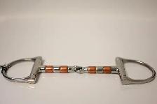 Snaffle bits for horse D ring in copper &steel 5.5' Brand New - Photo 7