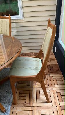 Mid century. TEAK TECK. Ensemble chaises pour salle à manger / D - Photo 6