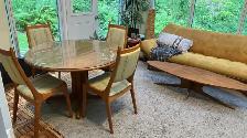 Mid century. TEAK TECK. Ensemble chaises pour salle à manger / D - Photo 9