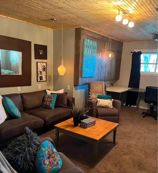 July 1, Furnished bdrm, living rm, private bathroom
