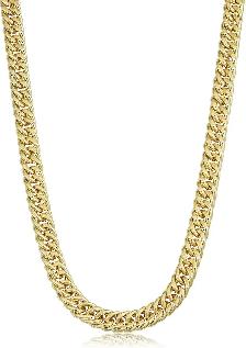 Pick up yes NOT SOLID New Double Curb GOLD FILLED 7MM 20'' 58g 3