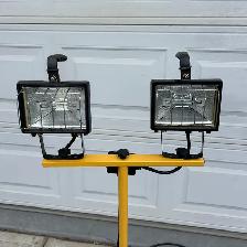 Dual Head Halogen Work Light - Photo 2