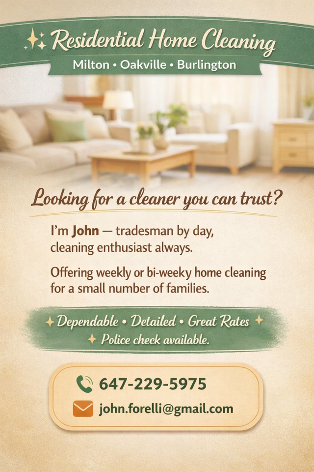 Residential Home Cleaning Services
