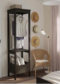 ELEGANT & Stylish IKEA IDANAS Open Wardrobe - Dark Brown