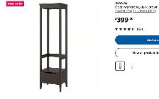 ELEGANT & Stylish IKEA IDANAS Open Wardrobe - Dark Brown - Photo 2