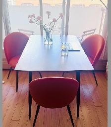 Modern Dining Table   Stylish and Super Comfortable Chairs Set - Photo 3