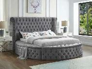 King size bed frame with mattress