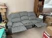 3‑Seater Couch with Manual Footrests — Excellent Condition - Photo 2