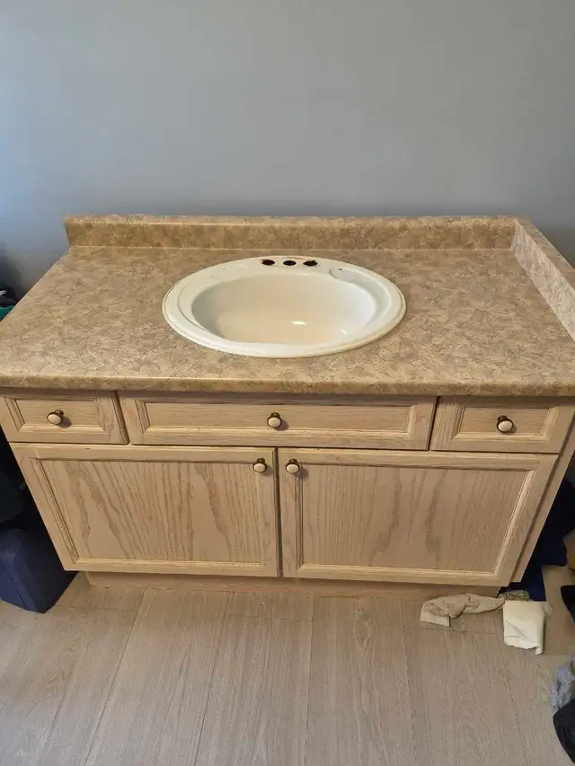 Brand New Bathroom Vanity Comes with Brand New Mirror