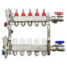 5 Loop PEX Tubing Manifolds Hydronic Radiant Floor Heating053248 - Photo 8