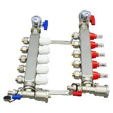 5 Loop PEX Tubing Manifolds Hydronic Radiant Floor Heating053248 - Photo 9