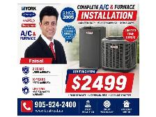 Carrier, Lennox Goodman Air conditioner & furnace installed from