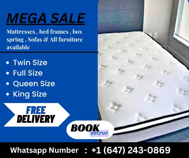 New Mattresses   Bed Frames (All sizes available)