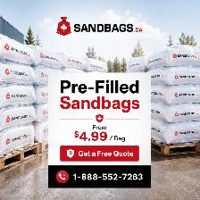 Pre-Filled Sandbags Edmonton - $4.99/Bag - Flood Protection - Photo 4