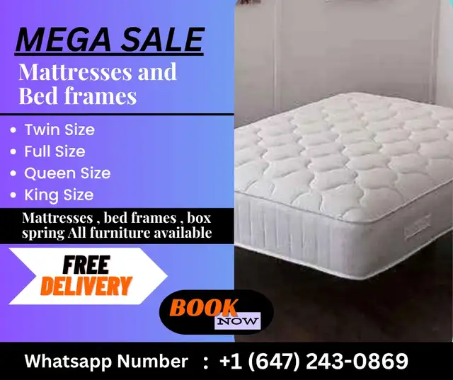 Brand New King Mattress With Same Day Delivery