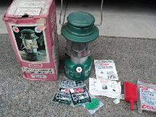 Coleman Original Lantern with Box 321-C   accessories