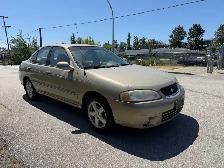 2002 NISSAN SENTRA GXE AUTOMATIC A/C ALLOYS