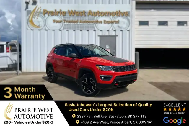 2019 Jeep Compass Trailhawk 4WD | Command Start | Heated Seats