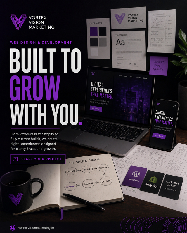 Website Design, Shopify, WordPress & Custom Code