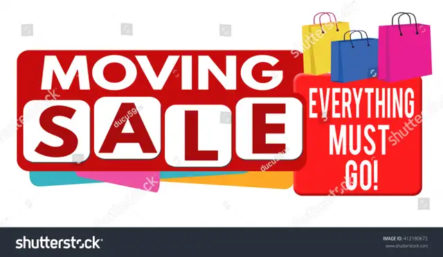 MOVING SALE