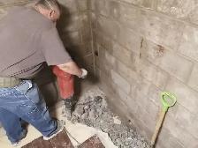 WET FLOOR BASEMENT SUMP PUMP INTERIOR WATERPROOFING FOUNDATION - Photo 7