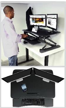 Sit-to-Stand Desk Riser - Photo 2