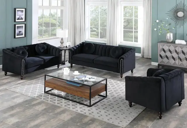 A great discount offer on stylish 3 pc couch set