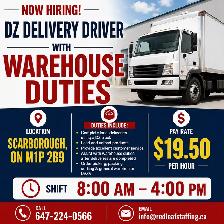 DZ driver with Warehouse duties