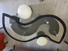 Modern Coffee Table with Stools - Photo 2