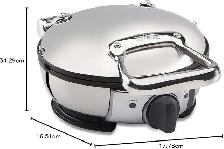 All-Clad 99012GT Stainless Steel Classic Round Waffle Maker - Photo 3