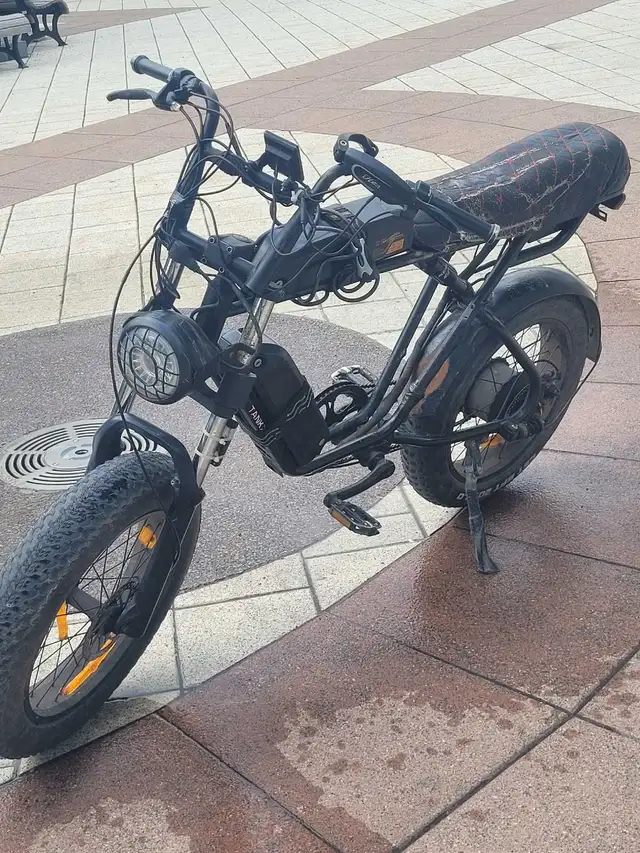 Used Fat Tire Ebike (Moped Style) For Sale - Tankx Apoca