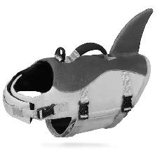 AMZNOVA Reflective Dog Life Jacket – Medium (Gray Only)