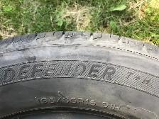 4x Pneus D’été Michelin Defender T H 195/65R15 All-Season - Photo 2